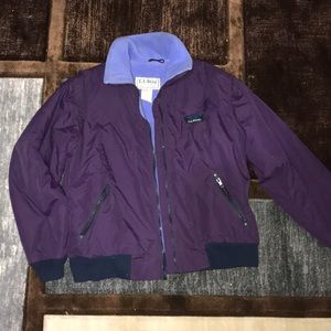 L.L.Bean vintage warm up purple jacket.  Like new